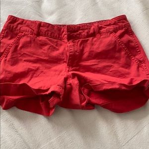 Red shorts